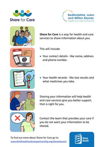 Final Share for Care Easy read poster