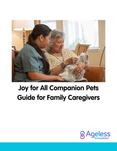 Joy for All robotic pet guide for family caregivers