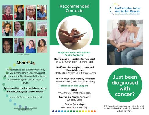 BLMK Cancer Patient Forum leaflet