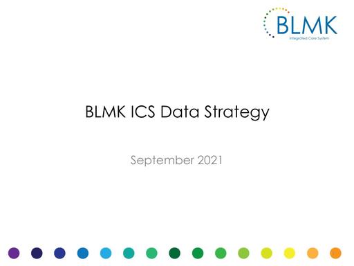 BLMK ICS Data Strategy with appendices