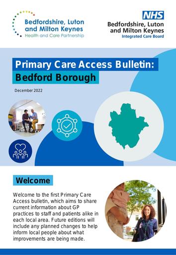 Bedford Borough Primary Care Access Bulletin - December 2022