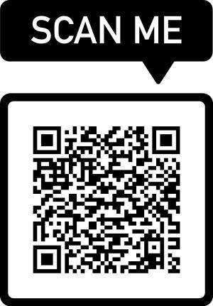 Scan Me icon with QR code