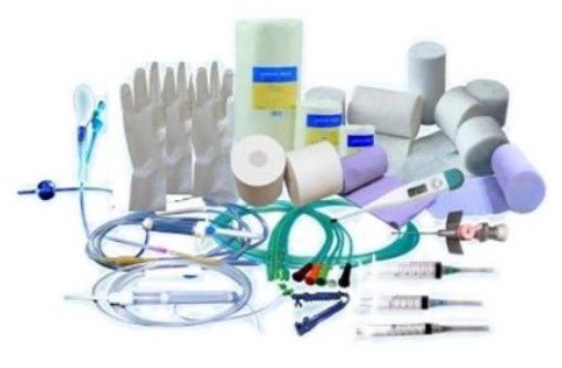 Medical equipment - Bandages, thermometer, injections, sterile wipes