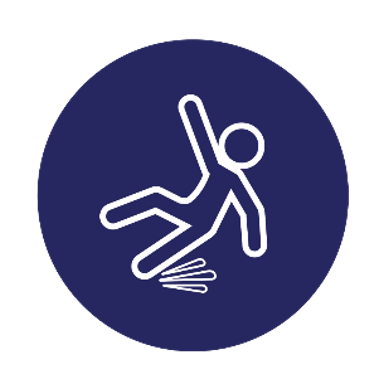 Acoustic Monitoring icon representing detecting if a person has fallen